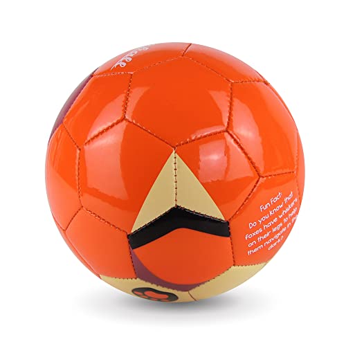 Daball Kid And Toddler Soccer Ball - Size 1 And Size 3, Pump And Gift Box Included (Size 3, Terry, The Fox) #TOP1