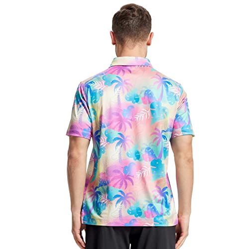 G Gsfmp Golf Shirts For Men Quick Dry Performance Moisture Wicking Short Sleeve Print Men's Polo Shirt #TOP2