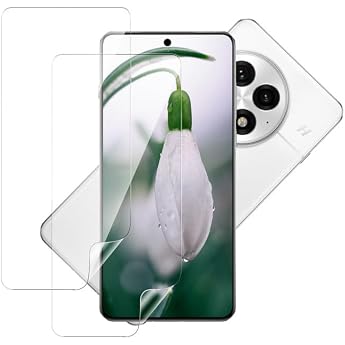 Screen Protector OnePlus 13 Screen Protector OnePlus 13 Tempered Glass Film for Bubble-Free Glass Film OnePlus 13 Screen Protector Pack of 2 Soft TPU HD Protective Glass OnePlus 13 5G
