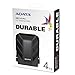 ADATA HD710 Pro 4TB USB 3.1 IP68 Waterproof/Shockproof/Dustproof Ruggedized External Hard Drive, Black (AHD710P-4TU31-CBK)