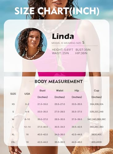 Image of Herseas 2 Piece Bikini Set U-Wire Cutout Popular Swimsuit High Waisted Textured 2026 Summer Beach Swim Bathing Suits