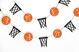 Seyal® Basketball and basket Garland