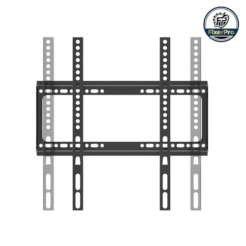 Image of FM2 TV Wall Mount Stand 55 Inch Bracket for 32 Inch to 55 Inch Smart TV /LEDs | Heavy Duty Wallmount TV Mount - Black (Pack of 1)