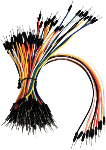 Z&T 130Pcs Solderless Flexible Breadboard Jumper Wires Kit Male To Male, Multicolored Dupont Cables Proto Circuit Board Jumper Wires For Diy Arduino Raspberry Pi 12 16 20 25Cm Optional Ribbon Cables #TOP3