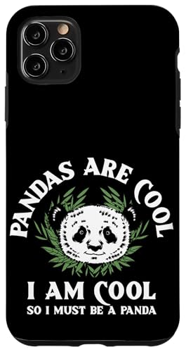 Pandas Are Cool Chinese Giant Panda For Boys And Girls �X�}�z�P�[�X iPhone 11 Pro Max �p