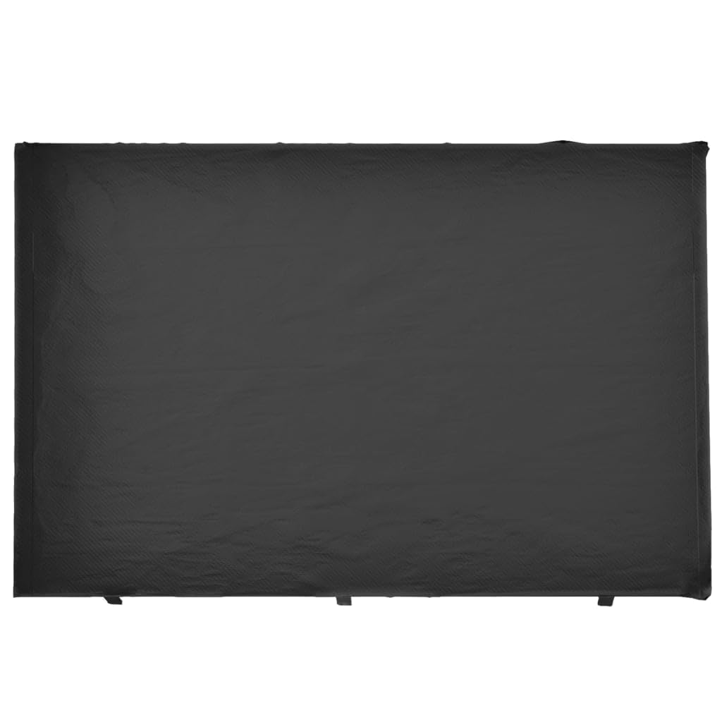 Homgoday Housses de balancelle 2 pcs 12 œillets 215x150x130/150 cm PE