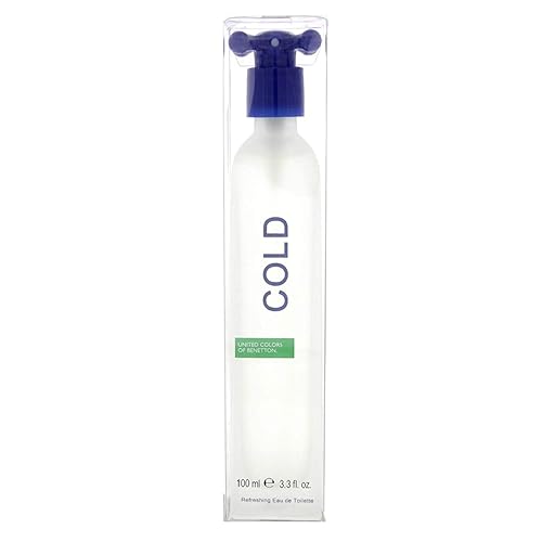 Cold By United Colors of Benetton For Men. Eau De Toilette Espray de 3.3 onzas