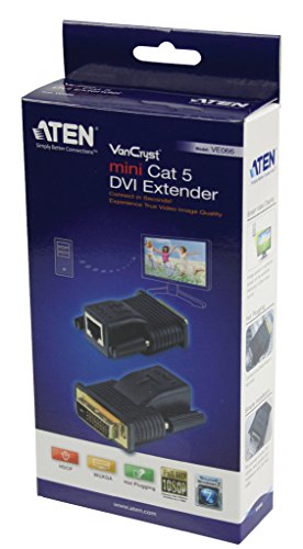 Aten Extensor CAT5 DVI con soporte 1080p y transmisión de video de alta resolución 4