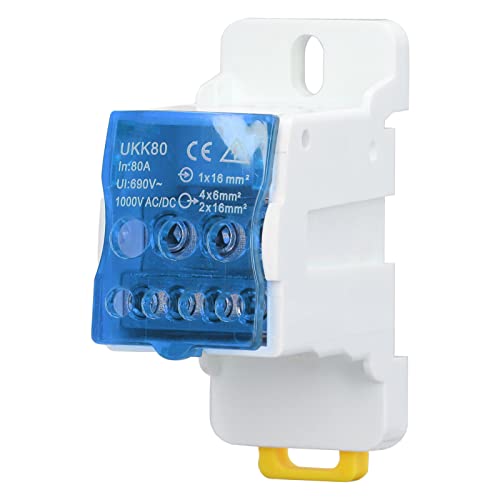Bornier, UKK-80A 690V Boîte De Jonction, Boîte De Distribution De Terminal, Bornier Rail Din,...