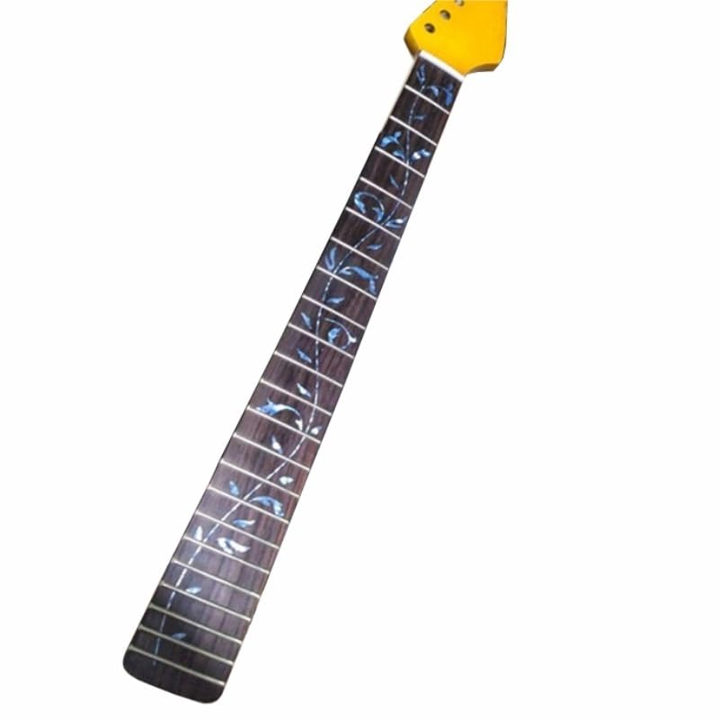 Manche de guitare électrique 22 frettes ajusté avec touche en bois de rose durable