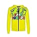Valentino Rossi VRKFL353501001, Felpa 46 Stripes Bambino Unisex, Giallo, 1/3 anni