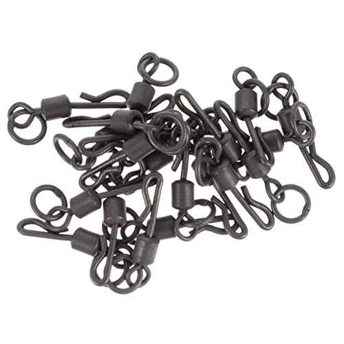 KESYOO 2sets Multi-Purpose Fishing Swivel Fishing Rolling Swivel Connector Easy to Use Ring 20pcs*2