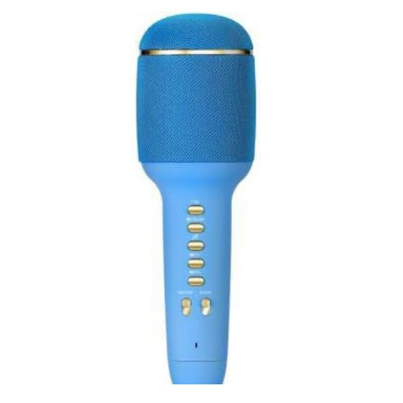 Mabron WS-999 Rechargeable Wireless Karaoke Inbuilt Speaker with Audio recording and Bluetooth Microphone_M31
