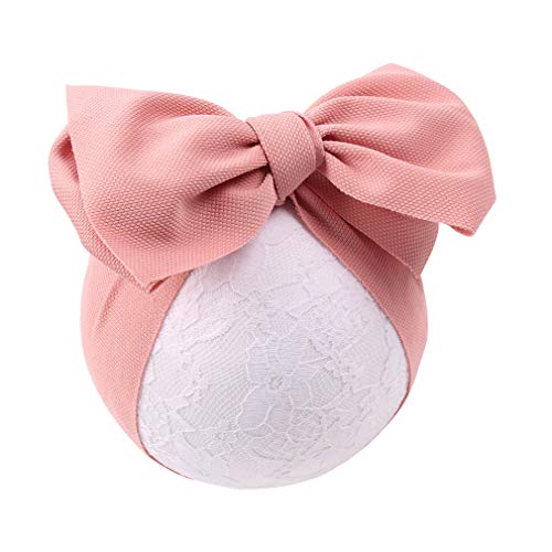 YanJie Baby Large Bows Headwrap Stretch Textured Fabric Top Knot Turban Headband Hair Accessories