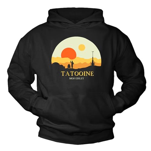 Tatooine Star sweatshirt Makaya sweat shirt homme capuche imprimé geek