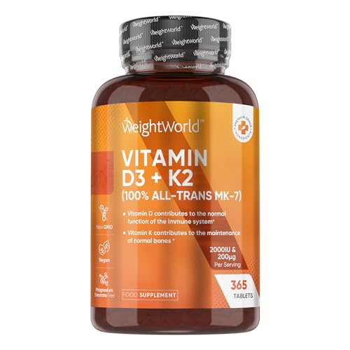 Vitamin D3 K2 2000IU Vegan Tablets