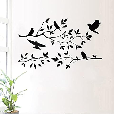 Quanyuchang Bird On The Branch Wall Decal Cover