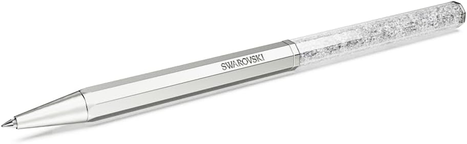 SWAROVSKI Crystalline ballpoint pen, White, White lacquered