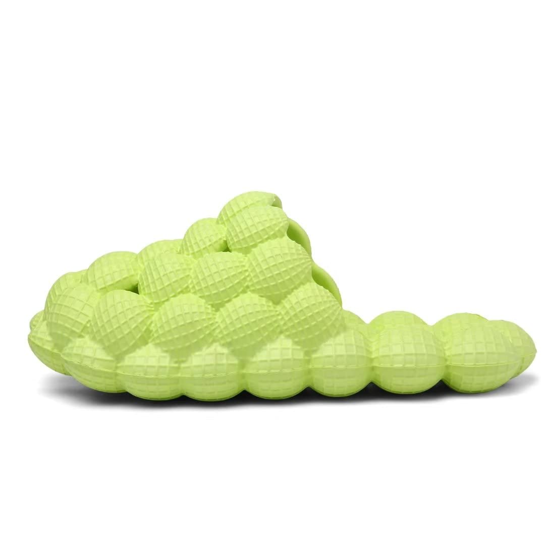 Cheval Unisex Bubble Slides for Kids, Massage Golf Ball Shoes Slides, Funny Lychee Bubble Slippers for Spa, Bedroom, Gym, Shower, Beach,Bath