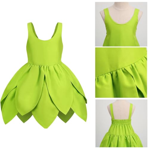 Disfraz de Hada Verde para Niñas Con Alas y Accesorios miniatura 4