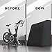 TOCCOOL Stationary Bike Cover - Waterproof Dustproof for Indoor/Outdoor Exercise Bikes, Upright Exercise Bike Cover Compatible with MERACH/YOSUDA & Anti Dust Rain Protection (Black)