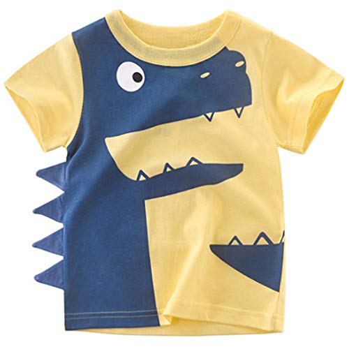 Image of Little Boys Shorts Set Toddler Boys 100% Cotton Summer Short Sleeve T-Shirts and Shorts Clothing Sets 2PCS