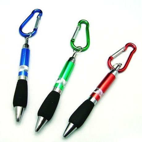3 Pc Carabiner Keychain Pen