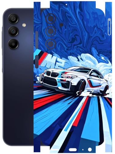 Image of AtOdds - Full Body Back Screen Guard Protector Film - Lamination Wrap Skin Sticker Compatible with Samsung Galaxy A15 (5G) | Scratchproof Matte Finish (BWM)
