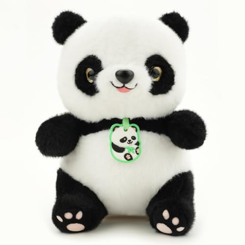Image of Black Panda Soft Toy for Kids with Cute Hug-Friendly Plush for Babies, Toddlers & Children Safe, Lightweight & Easy to Clean (26CM)