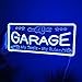 Britrio Blue Garage Neon Sign for Man Cave Garage Tool Room Shop Wall Art Sign Decoration Father's Day Christmas Birthday Gift for Dad Husband 5V USB Powered(15.75''x7'')