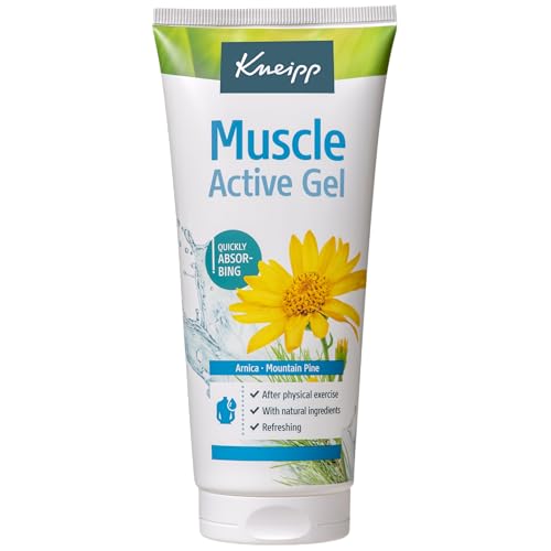 Kneipp Muscle Active Gel - Árnica y Bergden - Refrescante después del esfuerzo físico - 200ml