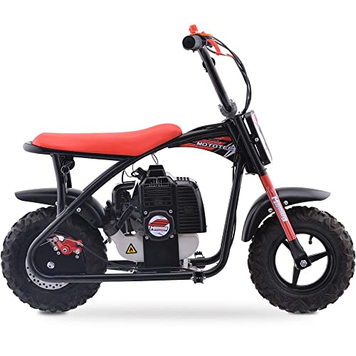 Mototec MT-MB-52CC-BANDIT_RED Bandit 52Cc 2-Stroke Kids Gas Mini Bike Red thumb #1