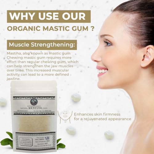 Organic Mastiha Chios 20G – 100% Natural Greek Mastic Gum, Gluten-Free & Sugar-Free Vegan Resin from Greek Farmers, Authentic Mastiha Tears for Daily Use - image 2