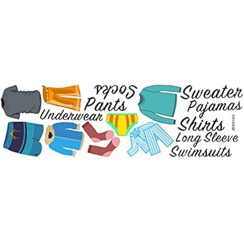 HEALLILY Clothing Classification Stickers for Organising Cover
