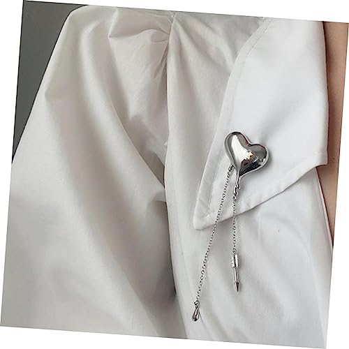 Amour broches cœur et épinglette de costume en alliage - 5