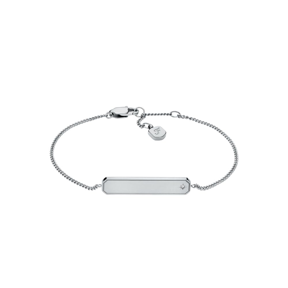 Fossil Sadie Women's Silver-Tone Stainless Steel Bracelet, JF04929040