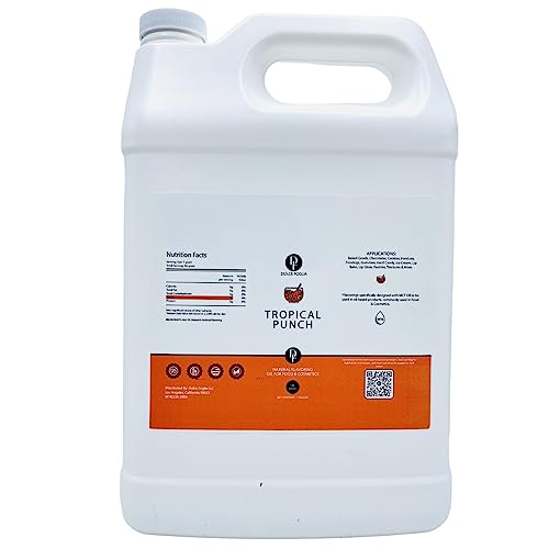 Dolce Flav Tropical Punch Extract for Candy, Bulk Restaurant Size, 1 Gallon