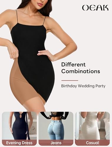 Image of OEAK Tummy Control Shapewear for Women Seamless Girdle High Waisted Body Shaper Underwear Panty Smooth Under Dress Shapewear