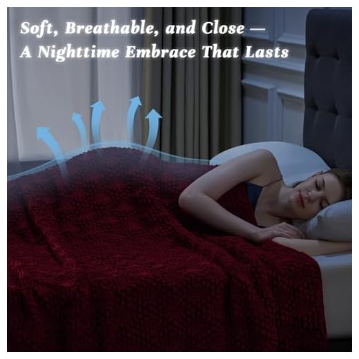 Luxurious Knitted Weighted Blanket for Sleep