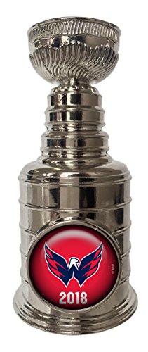 The Sports Vault NHL Washington Capitals 5062-21-2018Mini Stanley Cup Replica, Multi, One Size