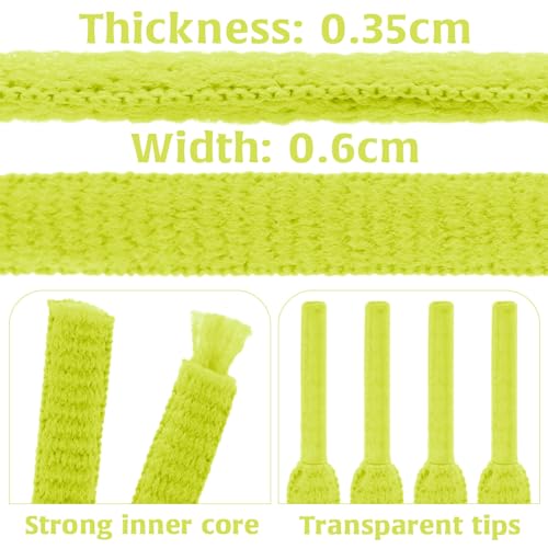 Image of DELELE 2Pair Oval Shoes laces 42 Colors Half Round 1 /4 inchAthletic ShoeLaces for Sport /Running Shoes Shoe Strings
