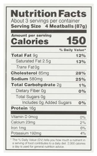 Amylu 0092227811101 Sea Salt & Black Pepper Chicken Meatballs thumb #4