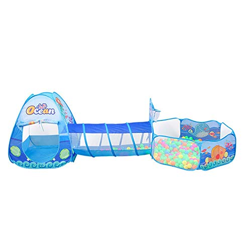Tienda de juegos para niños Soñadores De 3 Piezas For Niños De Bolas Pit Tiendas De Campaña Y Túneles For Interiores Y Exteriores Diversión Niños Y ToddlerTo Del Arrastre Del Regalo De Cumpleaños La T
