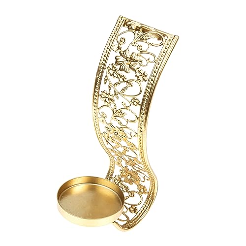 MAGICLULU Hohlwand Kerzenhalter Metall Wandkerzenleuchter Für Wohnzimmer Party Dekor Mit Elegantem Design