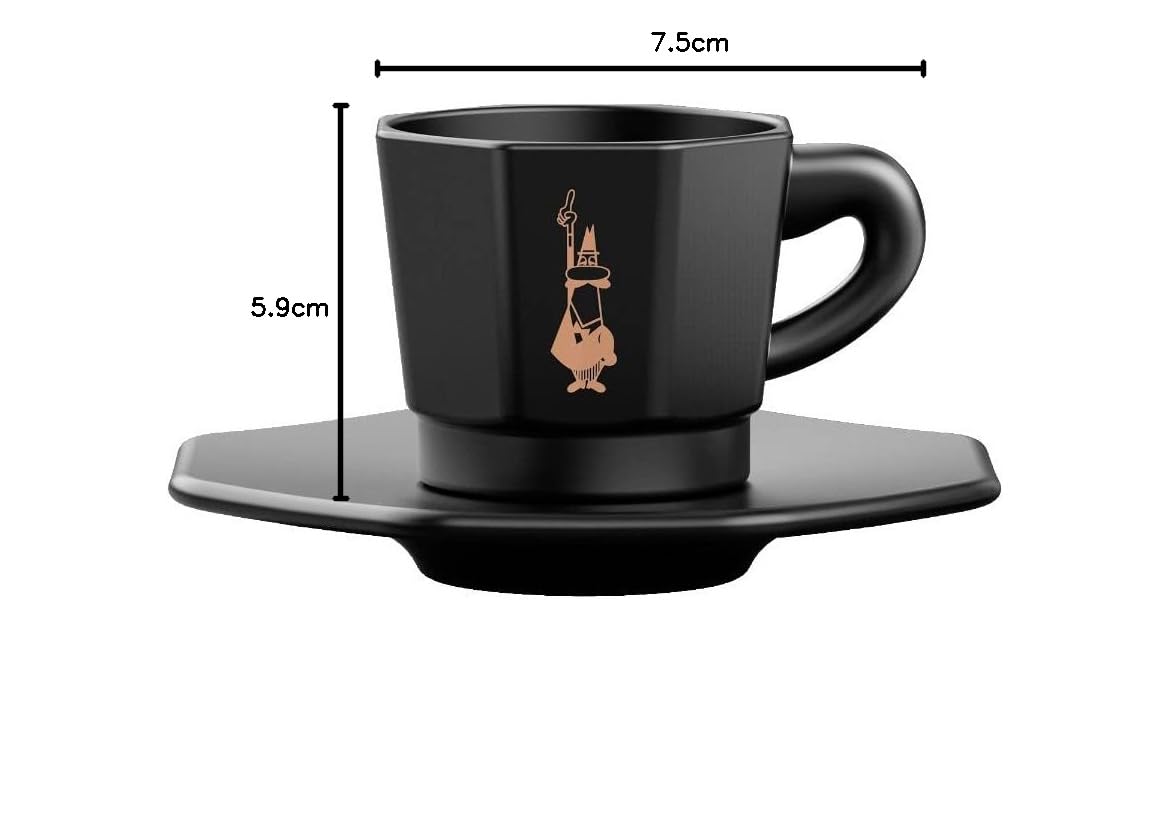 Amazon｜Bialetti (ビアレッティ) エスプレッソ カップ & ソーサー 4