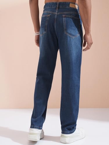 Image of Highlander Men's Straight Fit Jeans | Stretchable | Everyday Comfort & Style| Jeans for Man