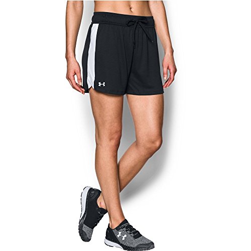 Under Armour Women's Matchup Shorts, Black (001)/White, Small