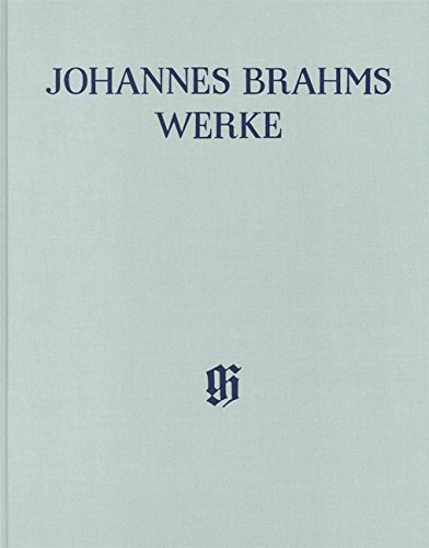 Johannes Brahms-Streichquartette, Arr. für Klavier zu vier Händen