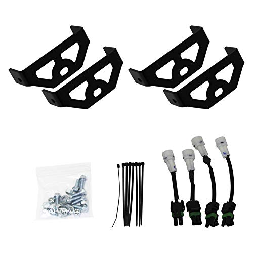 Baja Designs Squadron-R Sport Headlight Kit for Yamaha YXZ1000R 2016-21, LED Light Combo (Multi-Pattern; Clear)