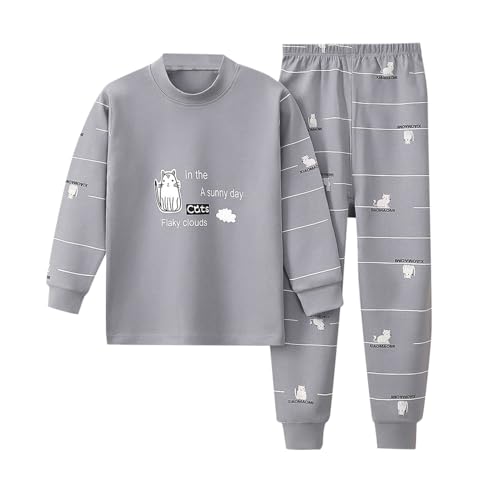Frottee Jungen Schlafanzug 2-teiliges Pyjama-Set für...